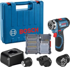 Kit completo del atornillador compacto Bosch GSR 12V-15 FC